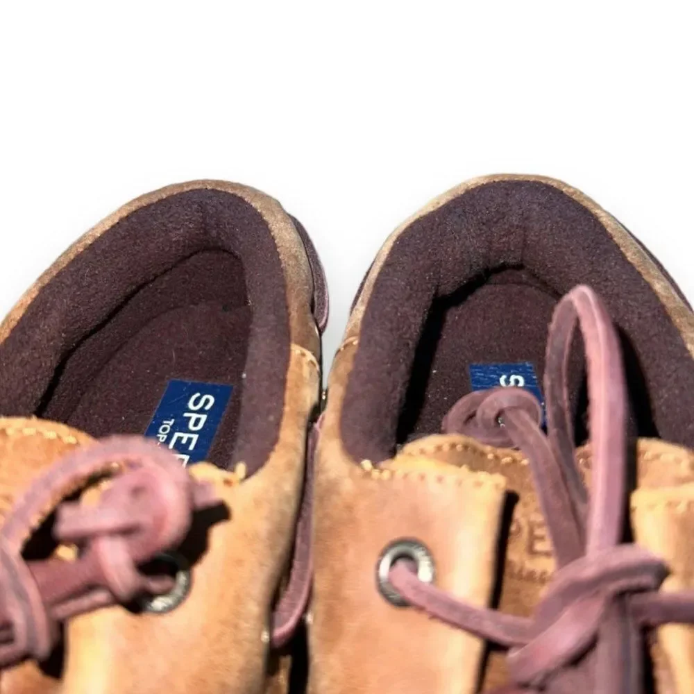 Sperry Top-Sider Heron‎ Duck Shoes Brown STS95898 Women's 5.5